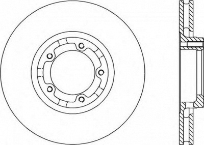 OPEN PARTS bda118220 -  Тормозной диск